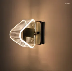 Gordijn Moderne Eenvoudige LED Wandlamp
