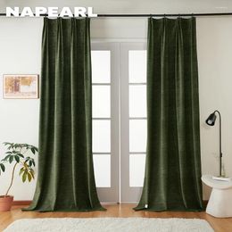 Rideau napearl style moderne solide socle 70-80% ombrage bon drapes salon banc de fenêtre de salon 1pc