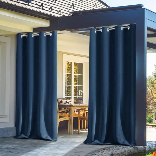 Rideau Pergola étanche extérieur pour le patio grommet top occlusion extérieure rideaux de jardin rideaux