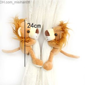 Tringles à rideaux 2 pièces jungle forêt animal rideau boucle support crochet boucle enfants chambre décoration accessoires boucle rideau sangle Z230714