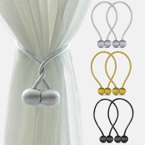 Tringles à rideaux Magnétique Embrasse Casque Style Titulaire Retenues Boucle Clips Tige Pour La Décoration Intérieure Décoration Accessoire 230613