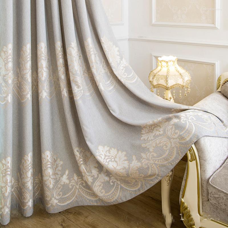 Curtain Popangel 2023 Autumn Arrived High Quality Fabric European Style Jacquard Modern Blackout Finished Living Room Window