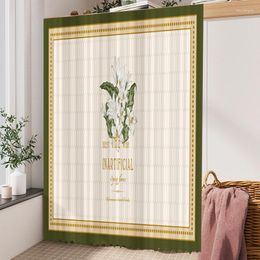 Rideau imprimé armoire pour cuisine décoration placard garde-robe demi-rideau anti-poussière porte rideaux étagère Rideau Cortinas