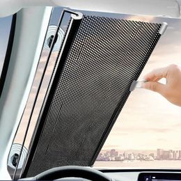 Gordijn intrekbaar autozonnescherm zomerbescherming warmte-isolatie verduistering voor zonwering aan de voorkant