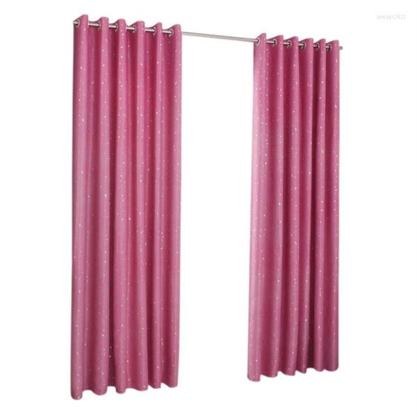 Rideau étoiles brillantes enfants rideaux pour enfants garçon fille chambre salon occultant Cortinas sur mesure DrapesPink280z