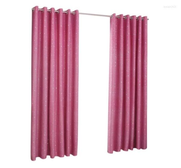 Rideau étoiles brillantes enfants rideaux pour enfants garçon fille chambre salon occultant Cortinas sur mesure DrapesPink5740244