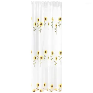 Ridefroloir rideaux d'écran de fenêtre élégant draperie draperie panneau de chambre à coucher pure intimité décor de maison domestique