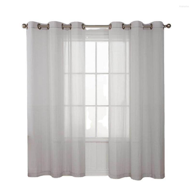 Curtain Urgarding Silver-Cotton EMF Shielding Semi-transparent