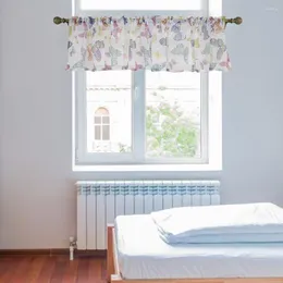 Rideau cantonnière drapé pour bloquer la lumière, porte de chambre à coucher, décoration de maison