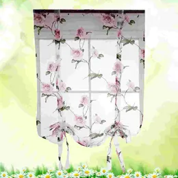 Rideau Valance Roman Window Curtains aveugles semi-transparent produit Floral stores floraux
