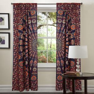 Gordijn Valances Mandala Tapestry Hippie Bohemian Dorm Decor Wall Hanging