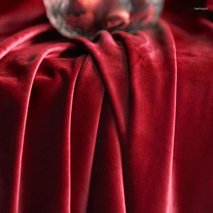 Rideau en velours rétro léger rouge de luxe, pour salon, moderne, minimaliste et élégant, haute ombrage, personnalisation de la maison
