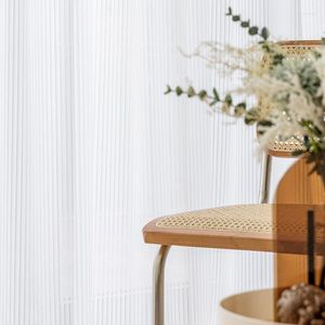 Rideau Blanc Tulle Rideaux Pour Salon Chambre Décoration Le Traitement De Fenêtre Fini Draps Solide Curta