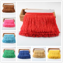 Gordijn Groothandel 1 meter /Lot Fringe Lace Tassels Trim 10 cm /4inch Diy Decoration Dress Stage Performance Lace Ribbon