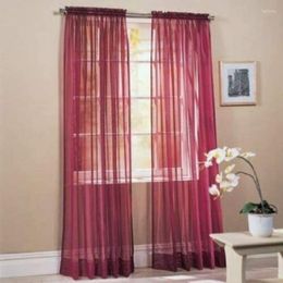 Rideau Fenêtre 2Pc Traitements Panneaux 84" Pouce Long Polyester Multicolore