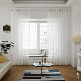 Gordijnraam screening tule gaasomslag oogje Valance voile woonkamer huis drap garen decor 3 maten d30