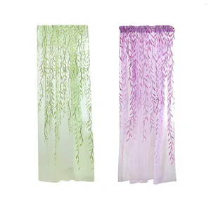 Ventres-rideaux Filtrage lumineux Drapes Rustique Breffable Farmhouse Voile Soft pour le salon de la salle de bain 39.37 '' x 78,74 ''