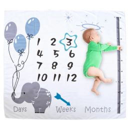 Rideaux 1 ensemble baby baby mensuel record marchestone couverture couverture de photographie nouveau-né kit d'accessoires