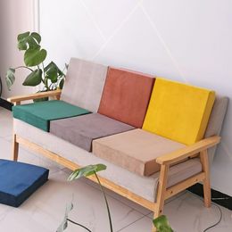 Cortinas 35d, esponja dura de alta densidad, cojín para sofá, cojines, alfombrilla para ventana extraíble y lavable, cojín para silla Tatami de Color sólido