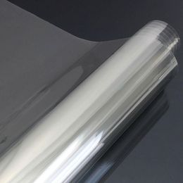 Gordijnen 5 meter transparant veiligheidsglasfolie anti-shatter glasbescherming sticker transparant explosieveilige folie zelfklevend