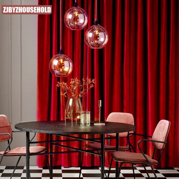 Cortinas Cortinas rojas personalizadas para sala de estar, comedor, dormitorio, terciopelo italiano holandés de alta calidad, vino festivo, rojo, decoración elegante, Noble