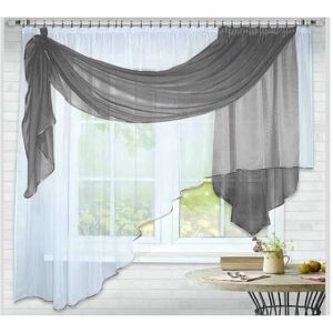 Rideaux mode écharpe cantonnière Design qualité Voile salon cuisine chambre fenêtre traitements rideau 1 pièces