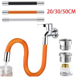 Rideaux Faucet extension extension de salle de bain 360 ° Rotation Ajuster le robinet de flexion Fépreuse épreuve du tube d'extension universel pour le bassin de lavage