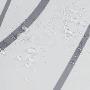 Rideaux de douche en tissu à rayures grises et blanches, cloison de salle de bain en Polyester imperméable, décorative avec crochet en plastique
