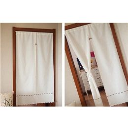 Cortinas de media cortina, cortina de ganchillo a la moda, dintel bordado con pequeñas flores, pequeña partición para puerta de armario de cocina xy07