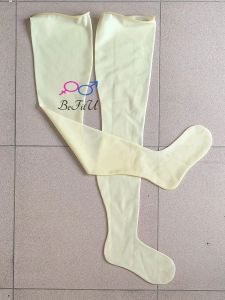 Cortinas Nuevas medias de látex de color transparente Cosplay Manguera sexy Sexy Calcetines largos medias sin costuras Leggings abiertos o cubierta completa