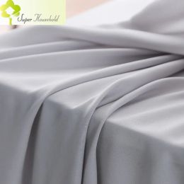 Gordijnen Nordic gery/wit verdikking fluwelen stofdichte tule gordijnen voor slaapkamer woonkamer semi-transparante textuur pure stof