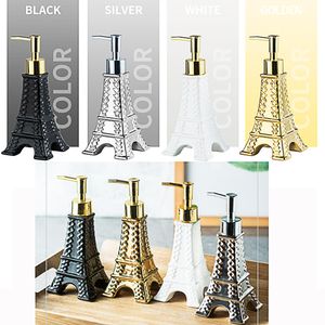Gordijnen Parijs Eiffeltoren Decor Keramische Handlotion Dispenser Zeepbakje Pomp Emed Rooster Parfum Badkamer Fles voor Aanrecht