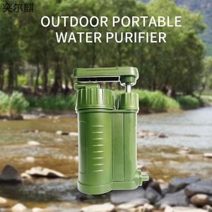 Gordijnen Pomp Survival Waterfilter Toeristische Outdoor Reiniging Zuiveringssysteem Camping Soldaat Toerisme Filterbenodigdheden 1000 L Liter