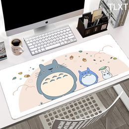 Rideaux Totoro Tapis de table Tapis de souris en tissu personnalisé Tapis de bureau mignon Tapis de souris d'entreprise Grand tapis de clavier Kawaii pour ordinateur