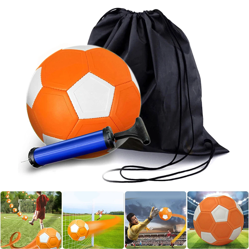 Curve Soccer Ball Curve y Swerve Soccer Ball Funny Curving Kick Ball High Visibily Trick Ball para juego de interior al aire libre
