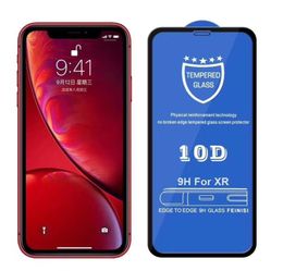 Protecteur d'écran en verre trempé incurvé Colle adhésive complète 10D pour iPhone 14 13 12 11 Pro Xs XS Max XR PlusCover Full 3D Film6204904