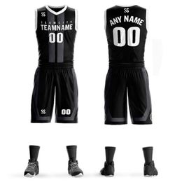 Cusatomized Mens Youth Blank Basketball Jersey sets Shirt and Shorts Custom Your Own Logo Uniforms Design on Line 222k