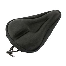 Cushion Bike Seat Gevoted gel brede verstelbare zadels dekking voor mannen Comfort van dames compatibel met peloton stationaire oefening of cruiser fiets
