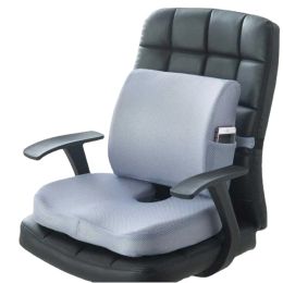 Cojín asiento asiento cojín coccyx ortopedic memoria espuma de espuma de masaje respaldo de almohada de alojamiento