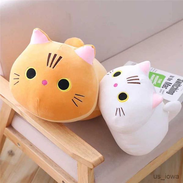 Cojín / Decorativo 25/35/50 cm Lindo Gato Suave Sofá de Felpa Cojín Kawaii Peluche Juguete Relleno Animal de Dibujos Animados Muñeca para Niños Bebé Niñas Regalo Encantador