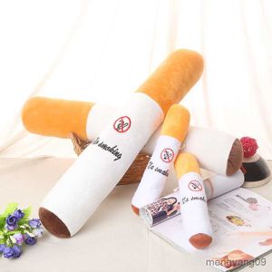 Coussin / Décoratif 25-75cm Drôle Fumer Cylindrique Sommeil Cigarette Smulation Jouets En Peluche Mode Petit Ami Cadeau D'anniversaire Jeter R230629