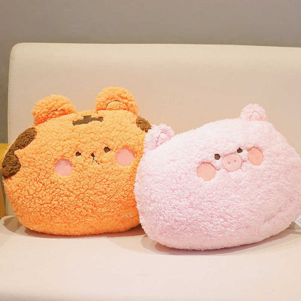 Coussin / décoratif 35cm Kawaii Animal Teddy Bear Lapin Grenouille Tigre Cochon Jouets En Peluche Dessin Animé En Peluche Doux Coussin De Canapé Pour Les Filles Enfants