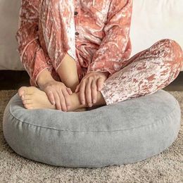 Kussen/decoratief kussen vlas futon home office woonkamer stoel kussens vloer zitstoel kussen comfortabel buitentuin tatami soft