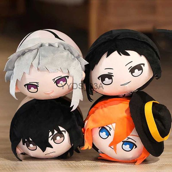 Cojín / Decorativo Lindo Anime Cosplay Throw s Bungou Stray Dogs Dazai Osamu Relleno Muñeca de peluche Juguetes Mascota Muñecas Decorativas Plushie Regalo de Navidad YQ231108