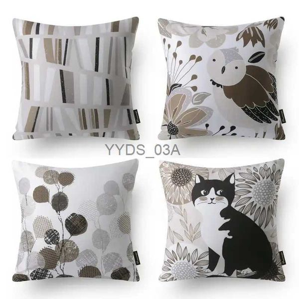 Cojín / Hogar Decorativo Serie Tiro Decorativo s Café Jesse 18 Anime sexo Cama s para cama Pie Soporte lumbar Mo YQ231108