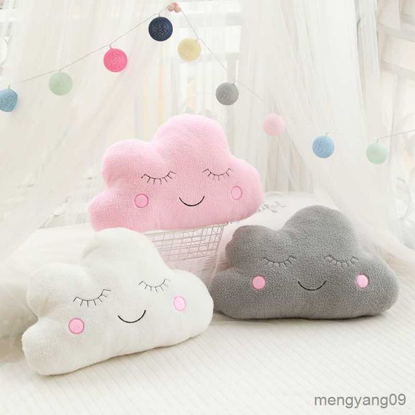 Coussin/décoratif enfants chambre décor canapé coussin décoratif bébé décoration infantile dormeur nuage en peluche jouet dormir R230629