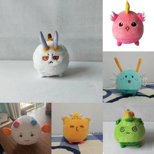 Kissen/Dekoratives Kissen, 20 cm, Plüsch, Axie Infinity, Stofftier, rund, niedlich, Kawaii-Cartoon, gefüllte Puppe, Weihnachtsgeschenk, Schlafsofa-Dekoration