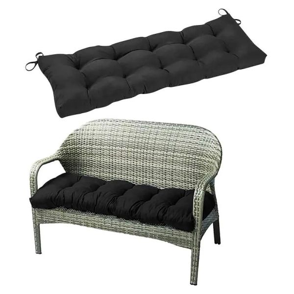 Cojín / almohada decorativa 23 x Banco de algodón al aire libre Muebles de asiento Mimbre Jardín S Lumbar Drop Entrega Textiles para el hogar DHFDA