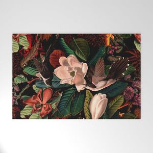 Kussen / decoratief kussen bad / keuken mat bloemen en vogels deurmat antislip binnen binnen buiten deur tapijt home decor toegangsvloer matten