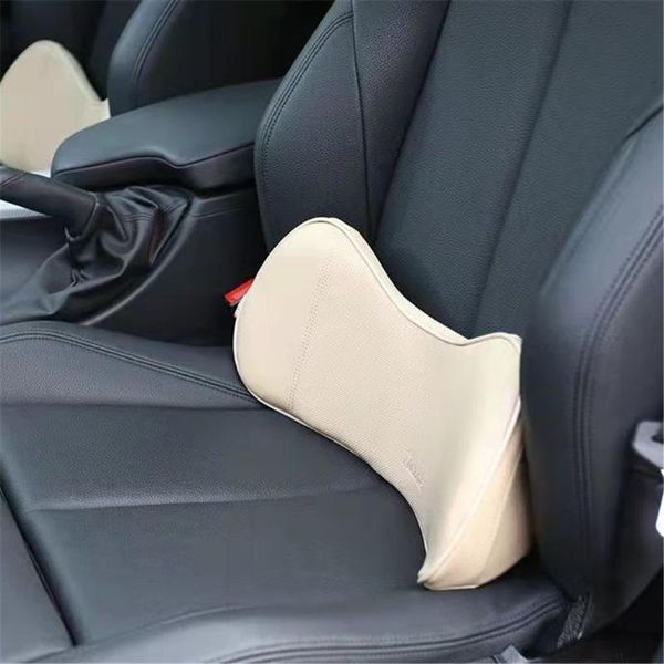 Coussin/Oreiller décoratif Repose-cou de voiture Appui-tête Coussin lombaire Siège Support de colonne vertébrale Taille respirante Soulagement des douleurs dorsales Dossier Épaule Pillo